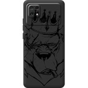 Черный чехол BoxFace Poco C40 Bear King