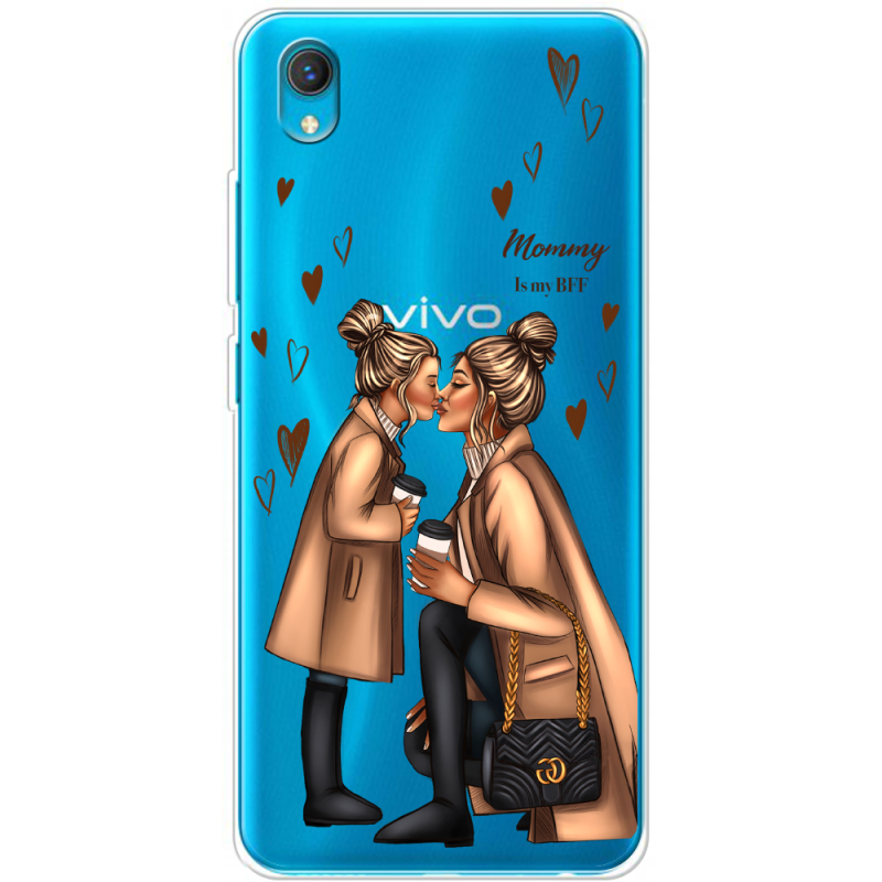 Прозрачный чехол BoxFace Vivo Y1S Mommy Is My BFF