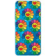 Прозрачный чехол BoxFace Vivo Y1S Hippie Flowers