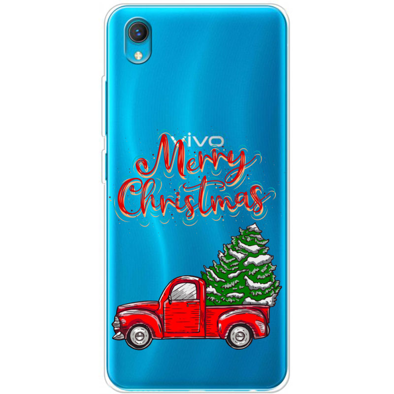 Прозрачный чехол BoxFace Vivo Y1S Holiday Car