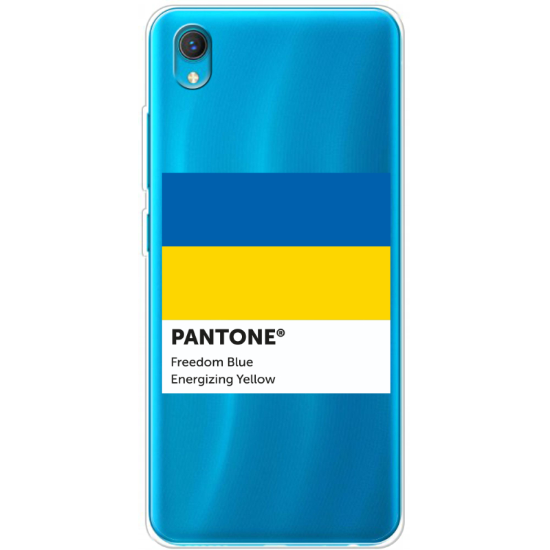 Прозрачный чехол BoxFace Vivo Y1S Pantone вільний синій