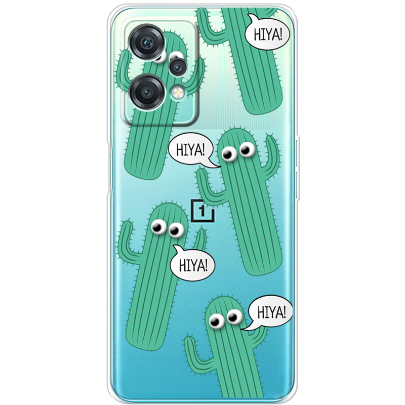 Прозрачный чехол BoxFace OnePlus Nord CE 2 Lite 5G с 3D-глазками HIYA