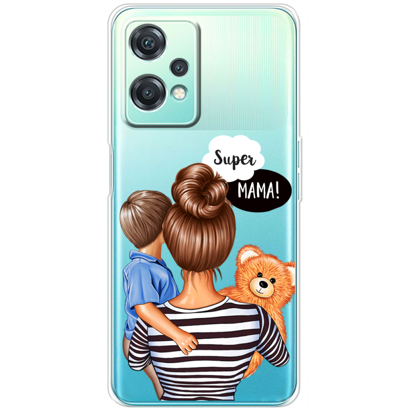 Прозрачный чехол BoxFace OnePlus Nord CE 2 Lite 5G Super Mama and Son