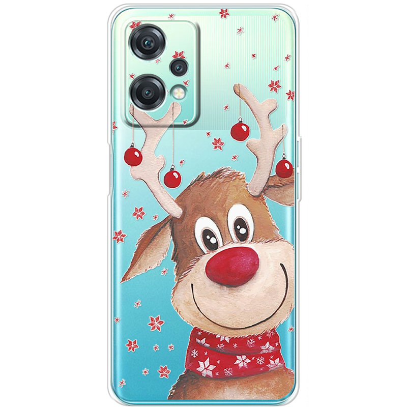 Прозрачный чехол BoxFace OnePlus Nord CE 2 Lite 5G Winter Deer