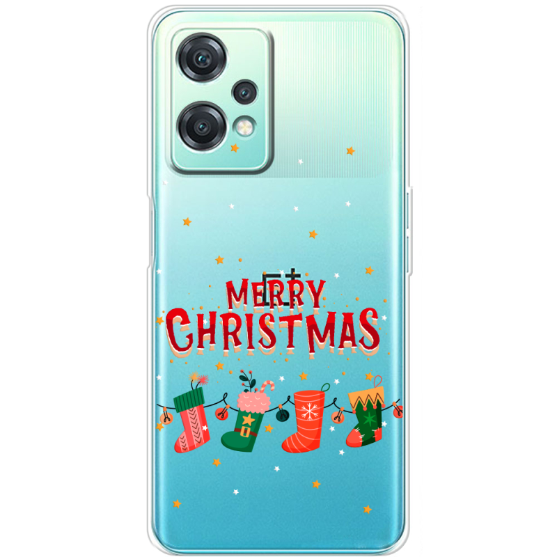 Прозрачный чехол BoxFace OnePlus Nord CE 2 Lite 5G Merry Christmas