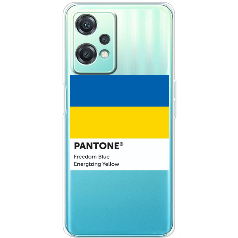 Прозрачный чехол BoxFace OnePlus Nord CE 2 Lite 5G Pantone вільний синій