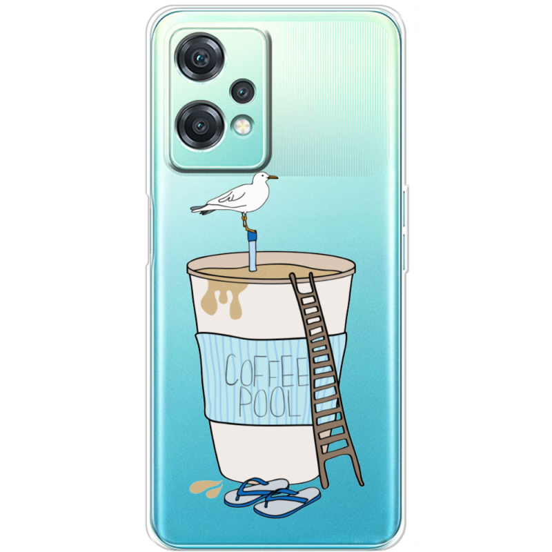 Прозрачный чехол BoxFace OnePlus Nord CE 2 Lite 5G Segull in Cofee Pool