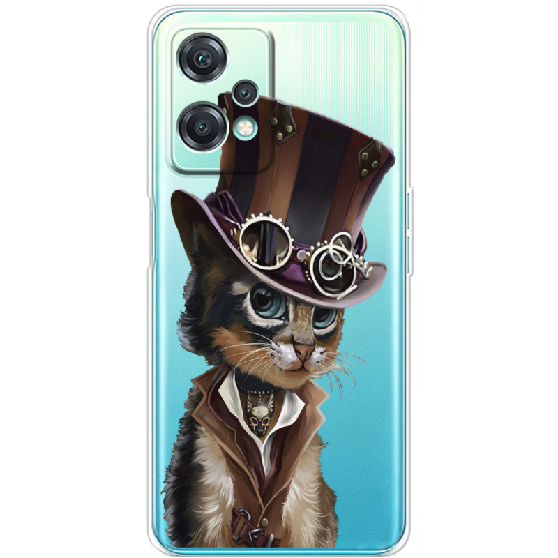 Прозрачный чехол BoxFace OnePlus Nord CE 2 Lite 5G Steampunk Cat