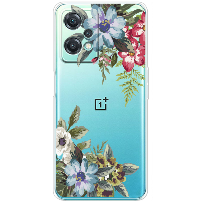 Прозрачный чехол BoxFace OnePlus Nord CE 2 Lite 5G Floral