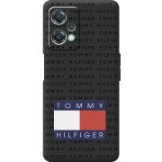 Черный чехол BoxFace OnePlus Nord CE 2 Lite 5G Tommy Print