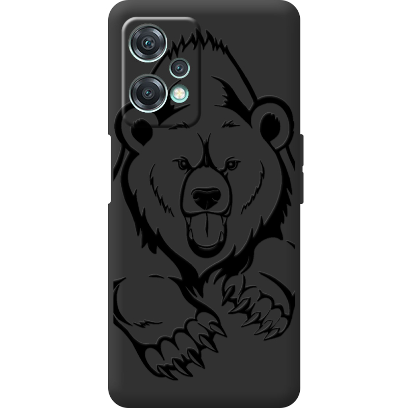 Черный чехол BoxFace OnePlus Nord CE 2 Lite 5G Grizzly Bear