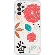 Чехол BoxFace Samsung Galaxy A13 4G (A135) Line Flowers