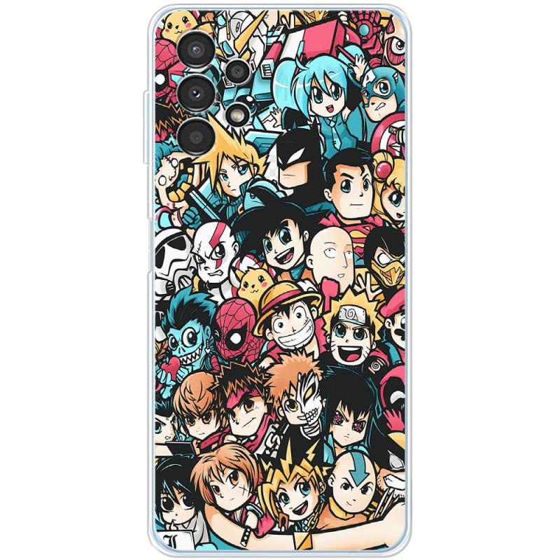 Чехол BoxFace Samsung Galaxy A13 4G (A135) Anime Stickers