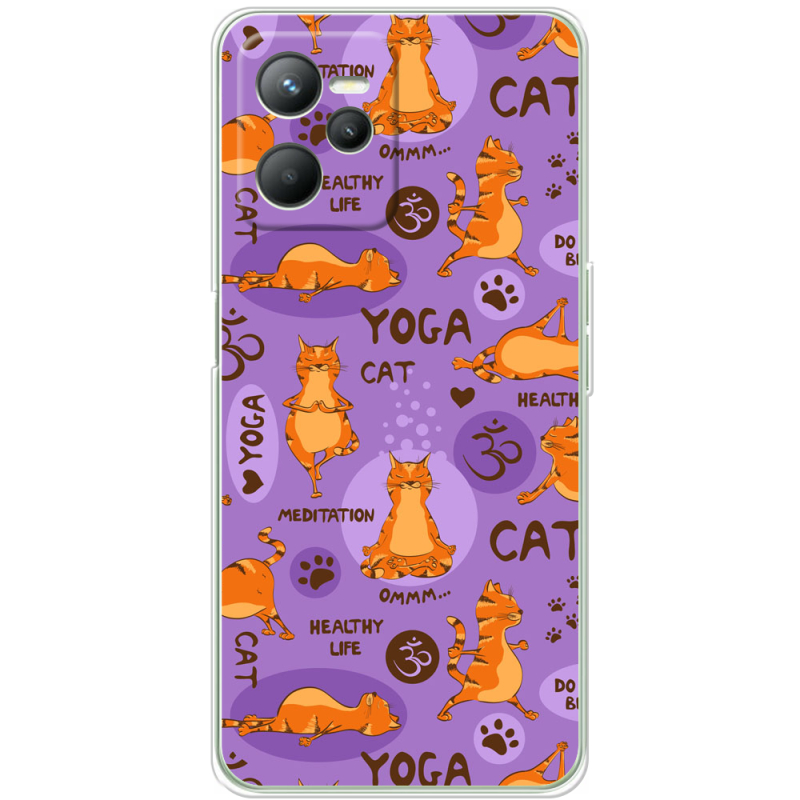 Чехол BoxFace Realme C35 Yoga Cat