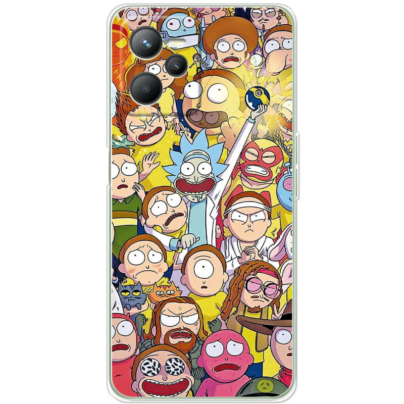 Чехол BoxFace Realme C35 Rick and Morty