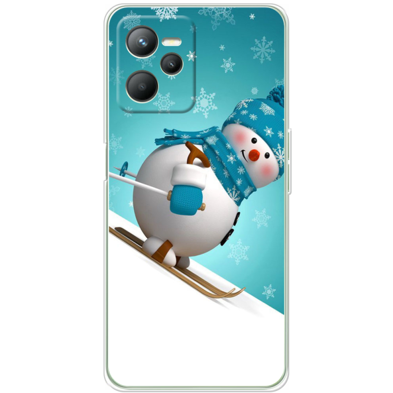 Чехол BoxFace Realme C35 Skier Snowman