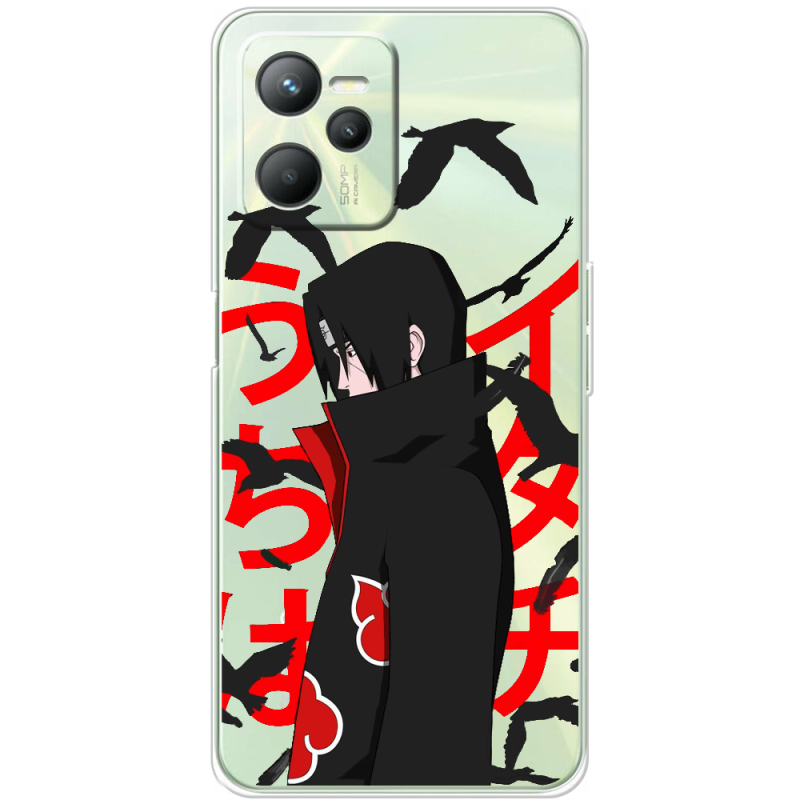 Прозрачный чехол BoxFace Realme C35 Учиха Итачи