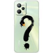 Прозрачный чехол BoxFace Realme C35 Swan question
