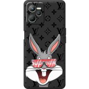 Черный чехол BoxFace Realme C35 looney bunny