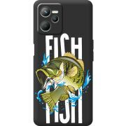 Черный чехол BoxFace Realme C35 Fish