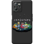 Черный чехол BoxFace Realme C35 Among Us Impostors