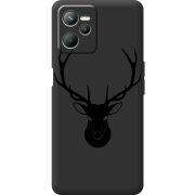 Черный чехол BoxFace Realme C35 Deer