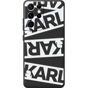 Черный чехол BoxFace Samsung G998 Galaxy S21 Ultra White Karl