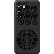 Черный чехол BoxFace Samsung G998 Galaxy S21 Ultra Black Coffee