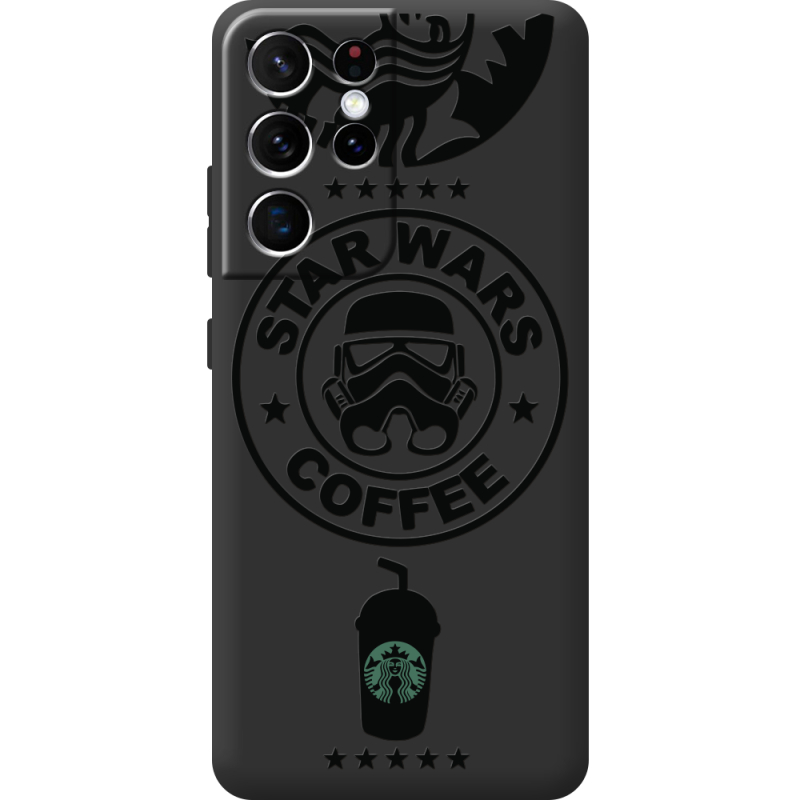 Черный чехол BoxFace Samsung G998 Galaxy S21 Ultra Dark Coffee