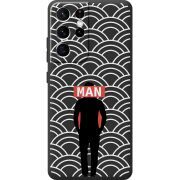 Черный чехол BoxFace Samsung G998 Galaxy S21 Ultra Man Pattern