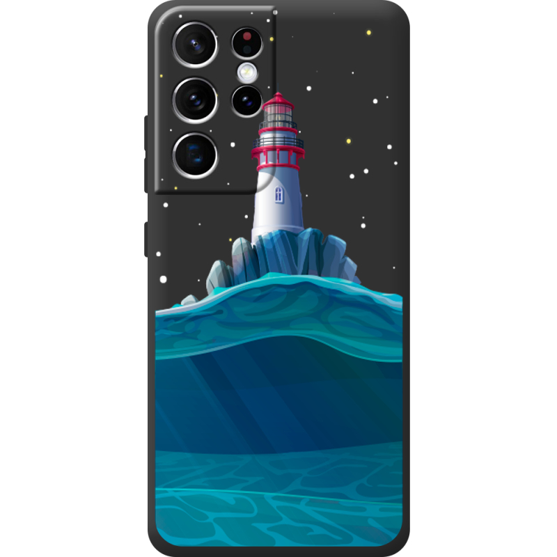 Черный чехол BoxFace Samsung G998 Galaxy S21 Ultra Lighthouse