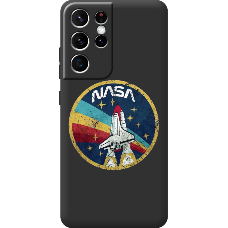 Черный чехол BoxFace Samsung G998 Galaxy S21 Ultra NASA