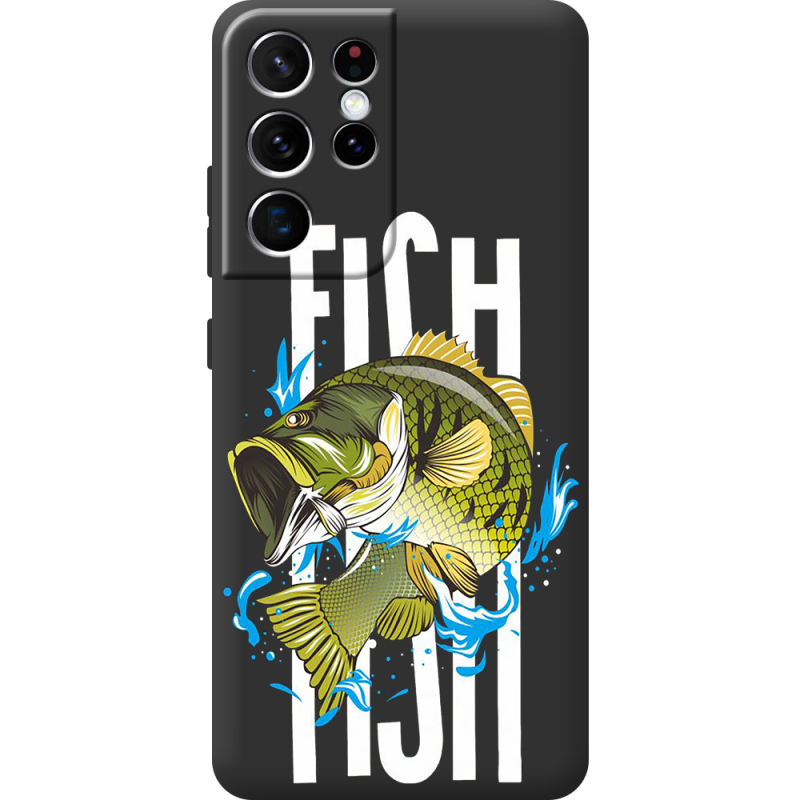 Черный чехол BoxFace Samsung G998 Galaxy S21 Ultra Fish