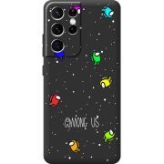 Черный чехол BoxFace Samsung G998 Galaxy S21 Ultra Among Us Invisible