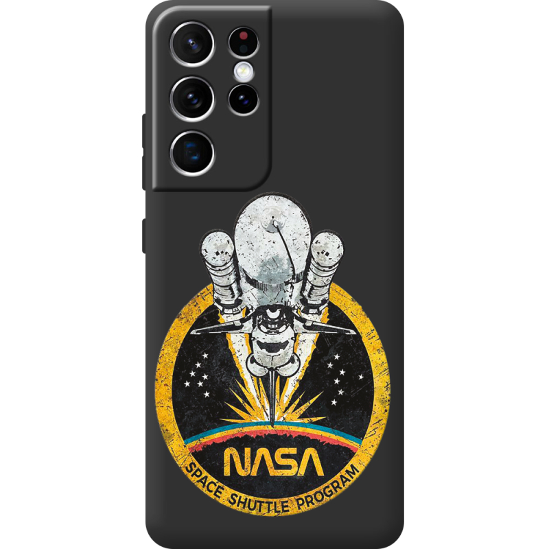 Черный чехол BoxFace Samsung G998 Galaxy S21 Ultra NASA Spaceship