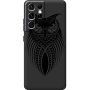 Черный чехол BoxFace Samsung G998 Galaxy S21 Ultra Owl