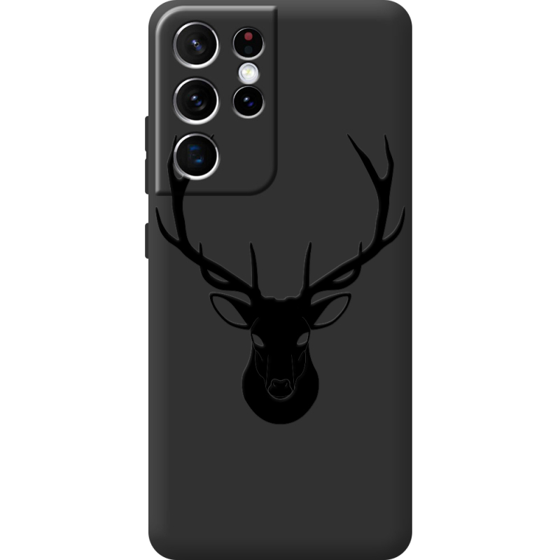 Черный чехол BoxFace Samsung G998 Galaxy S21 Ultra Deer