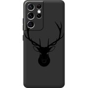 Черный чехол BoxFace Samsung G998 Galaxy S21 Ultra Deer