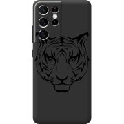 Черный чехол BoxFace Samsung G998 Galaxy S21 Ultra Tiger