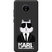 Черный чехол BoxFace Nokia C20 Cat in Black