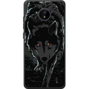 Черный чехол BoxFace Nokia C20 Wolf