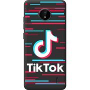 Черный чехол BoxFace Nokia C20 Tik Tok