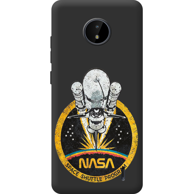 Черный чехол BoxFace Nokia C20 NASA Spaceship