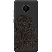 Черный чехол BoxFace Nokia C20 Chinese Dragon