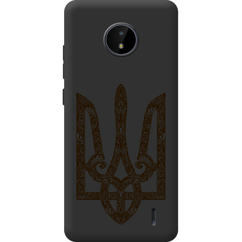 Черный чехол BoxFace Nokia C20 Ukrainian Trident