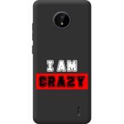 Черный чехол BoxFace Nokia C20 I'm Crazy