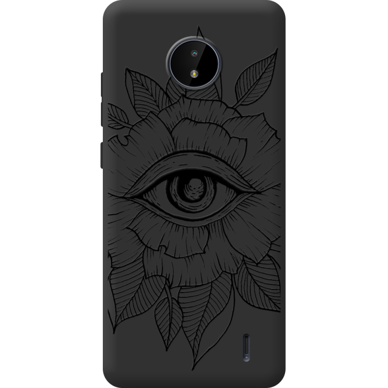 Черный чехол BoxFace Nokia C20 Eye