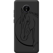 Черный чехол BoxFace Nokia C20 Horse