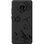 Черный чехол BoxFace Nokia C20 Mountains