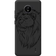 Черный чехол BoxFace Nokia C20 Lion